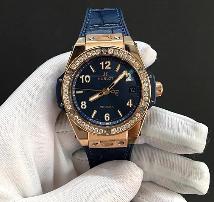 Đồng Hồ Hublot Big Bang One Click King Gold Blue Diamonds 39mm 2