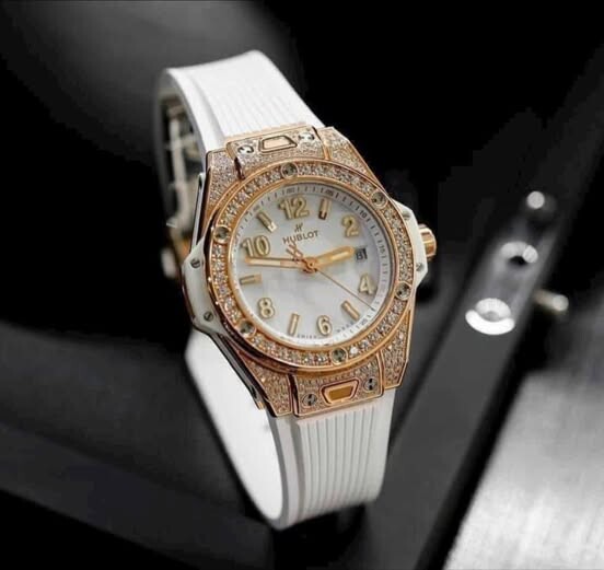 Đồng Hồ Hublot Big Bang One Click King Gold White Pavé 33mm 2