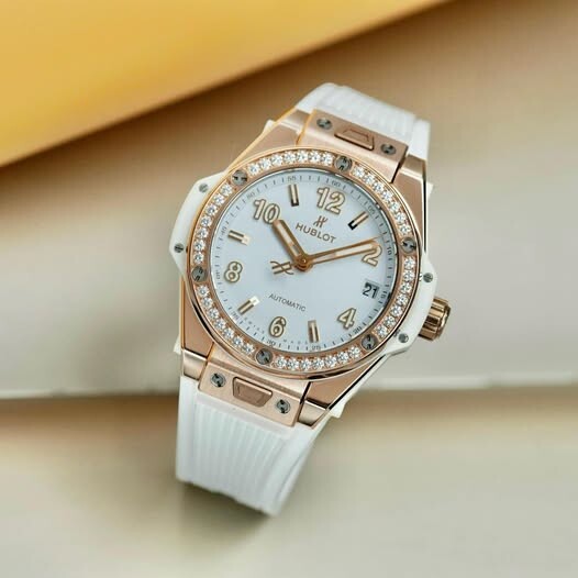 Đồng Hồ Hublot Big Bang One Click King Gold White Pavé 33mm 3