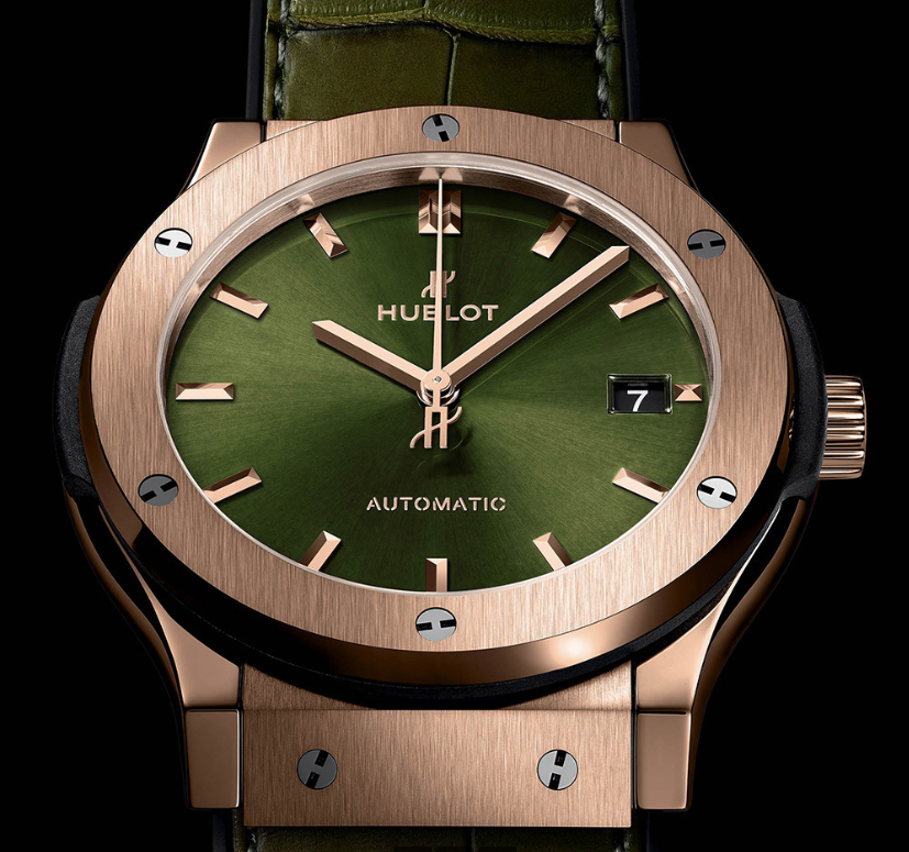 Đồng Hồ Hublot Classic Fusion Automatic King Gold Green 42 Mm 5