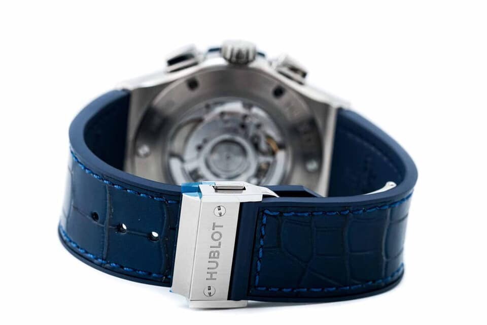 Đồng Hồ Hublot Classic Fusion Chronograph Titanium Blue 45mm 5