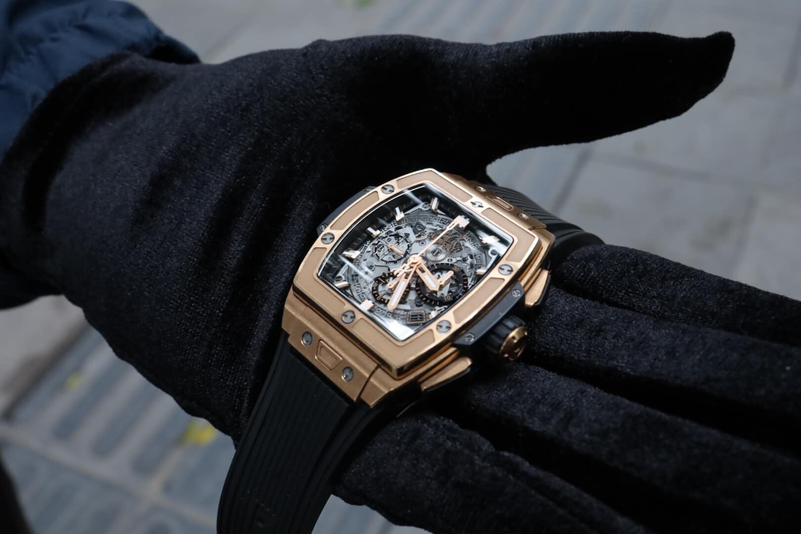 Đồng Hồ Hublot Spirit Of Big Bang King Gold 45mm 3