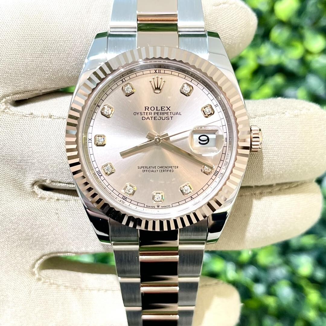 Rolex Datejust 41mm Everose Gold Oyster 126331 2
