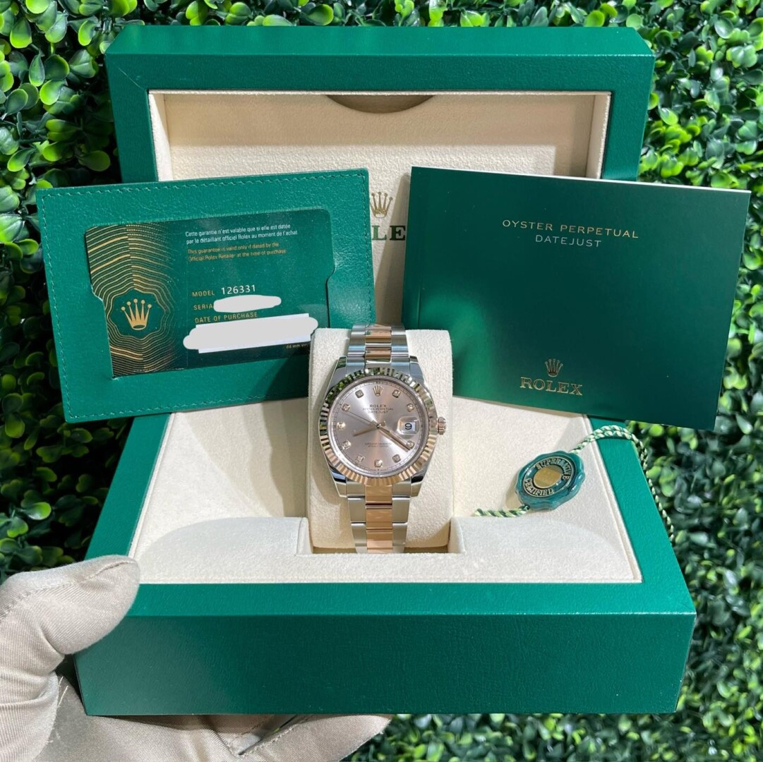 Rolex Datejust 41mm Everose Gold Oyster 126331 4