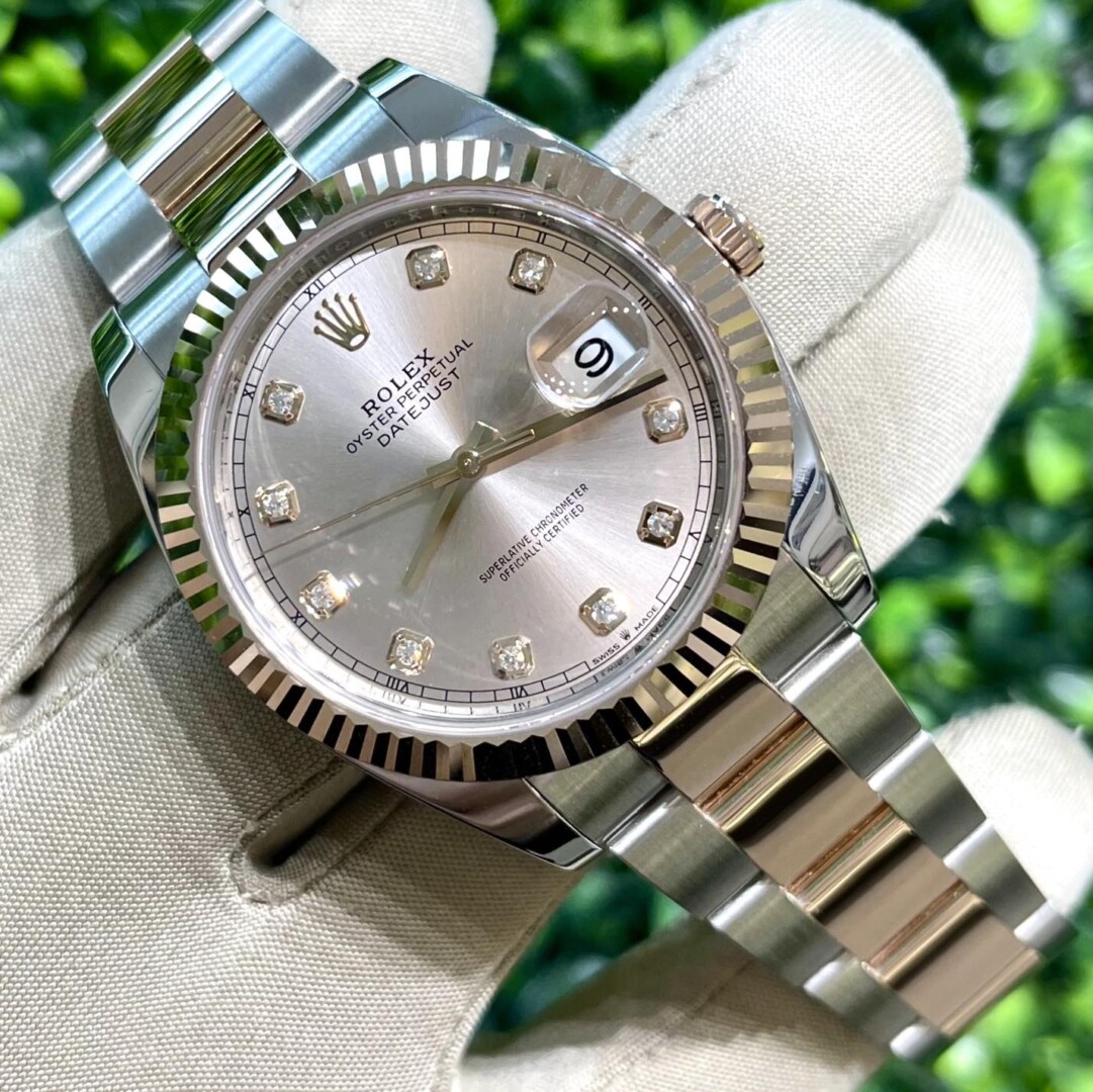 Rolex Datejust 41mm Everose Gold Oyster 126331