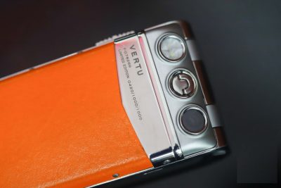 Điện Thoại Vertu Constellation Ayxta Da Màu Cam