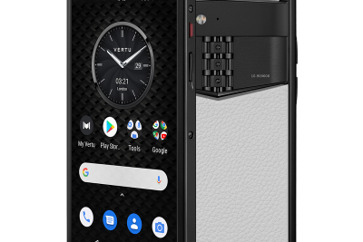 Điện Thoại Vertu Aster P da bê trắng
