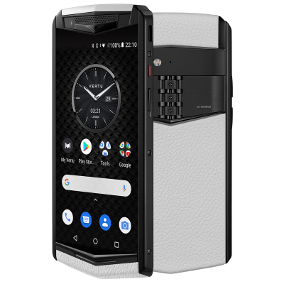 Điện Thoại Vertu Aster P da bê trắng