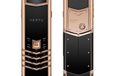 Điện Thoại Vertu Singature S Lưng Đá Vàng Hồng (Độ Vỏ)