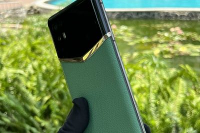 Điện Thoại iVertu 5G Da Bê Màu Xanh Hoàng Gia
