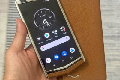 Điện Thoại Vertu Aster P da bê nâu chính hãng