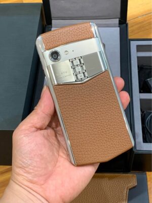 Điện Thoại Vertu Aster P da bê nâu chính hãng