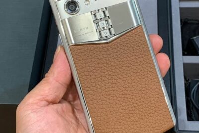 Điện Thoại Vertu Aster P da bê nâu chính hãng