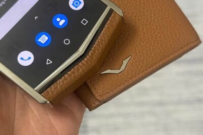 Điện Thoại Vertu Aster P da bê nâu chính hãng