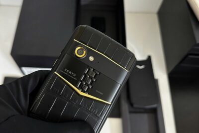 Điện Thoại Vertu Aster P Mix Gold da cá sấu