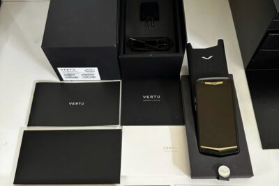 Điện Thoại Vertu Aster P Mix Gold da cá sấu