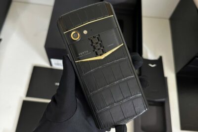Điện Thoại Vertu Aster P Mix Gold da cá sấu