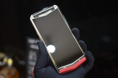 Điện Thoại Vertu Aster P da bê đỏ chính hãng