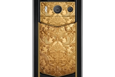 Metavertu 2nd Generation Luxury Custom Made Golden Carved Floral Decoration with Alligator Black