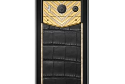Metavertu 2nd Generation Luxury Custom Made Gold with Diamonds Alligator Black