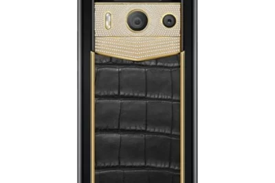 Metavertu 2nd Generation Luxury Custom Made Gold Plain Weave with Diamond Alligator Black