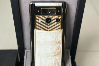 Điện Thoại Vertu Meta 2 Cá Sấu Bạch Tạng Đính Km