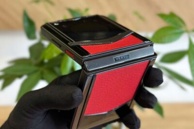 Điện Thoại Vertu Iron Flip Jade Red Đẹp