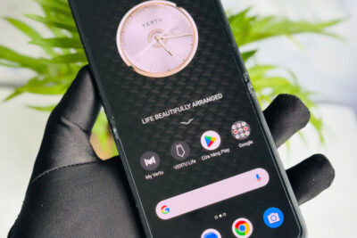 Vertu Ironflip Lưng Da Cá Sấu Himalaya viền kim