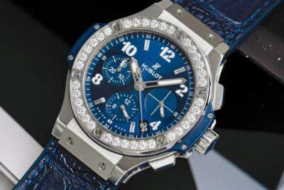 Đồng Hồ Hublot Big Bang Ceramic Blue Diamonds 41mm