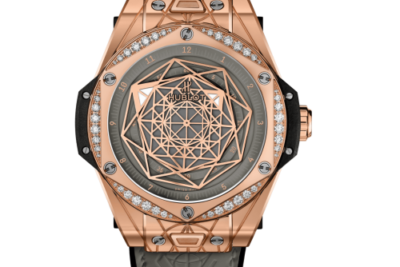 Đồng Hồ Hublot Big Bang One Click Sang Bleu King Gold Grey Diamonds