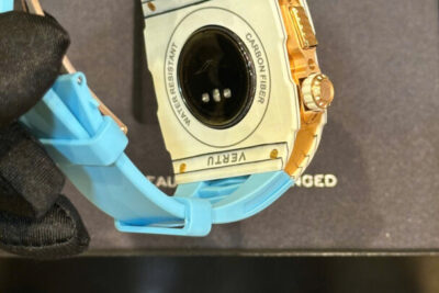 Đồng Hồ Thông Minh Vertu Mix Gold Blue Đẹp 99%