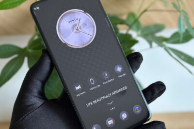 Điện Thoại iVertu 5G Da Bê Nâu đẹp keng