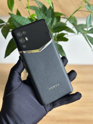 Điện Thoại IVertu 5G Da Bê Đen đẹp keng
