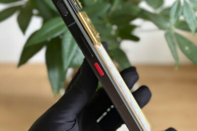 Metavertu 2 Viền gold hoa văn- da cá sấu bạch tạng đẹp 99%