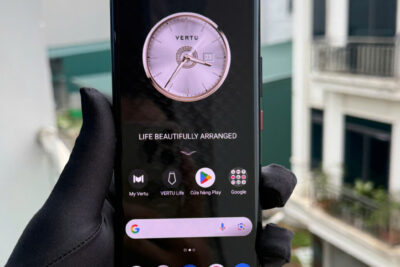 Vertu Meta 1 Web 3.0 Lưng Bọc Da Bê Đen 99%