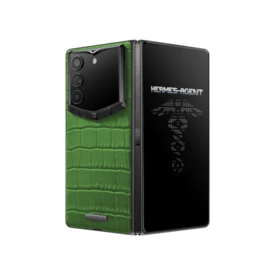 Vertu AlphaFold Bespoke Alligator Skin Gold I