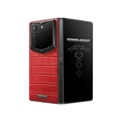 Vertu AlphaFold Bespoke Alligator Skin Gold II