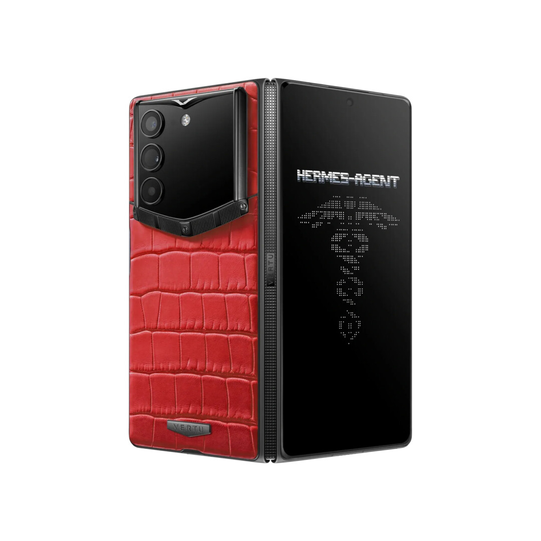Vertu Alphafold Alligator Retro Red