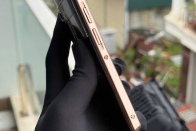 Vertu Aster P Cá Sấu Đen Mạ Vàng 24K Chính Hãng