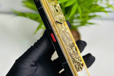 Vertu Himalaya Golden Cared With Diamond Alligator 99% fullbox