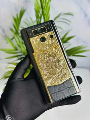 Meta Vertu 2 gold Hoạ Tiết Diamond 99% fullbox