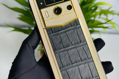 Meta Vertu 2 Alligator full Diamonds gold 99% fullbox