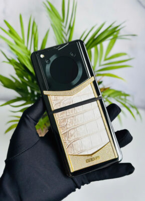 Vertu Iron flip diamonds gold himalaya 99% fullbox trùng imei