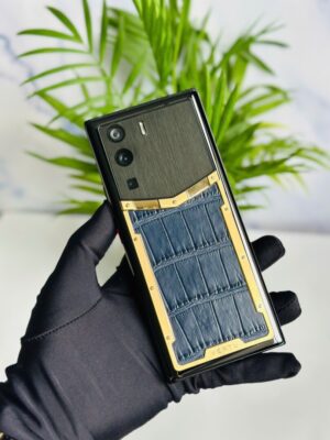 Vertu Meta 1 mix gold Alligator Blue Navi 99%