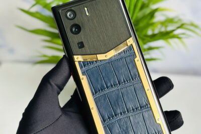 Vertu Meta 1 mix gold Alligator Blue Navi 99%