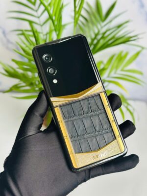 Vertu Quantum Diamonds gold Alligator Black – 1TB fullbox